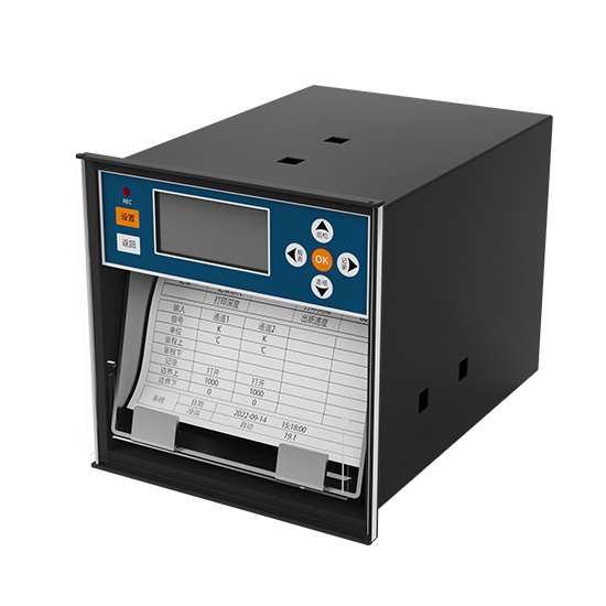 UED官网,R1200 1-12路 液晶智能 打印有纸记录仪 电流/电压/温度/压力